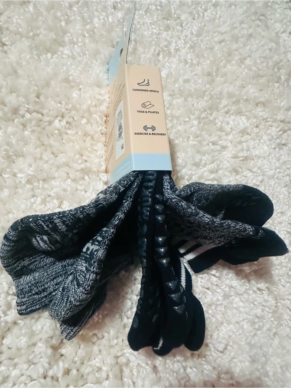 Muk Luks✨🖤🤍Black & White Ankle Sock 3-Pack